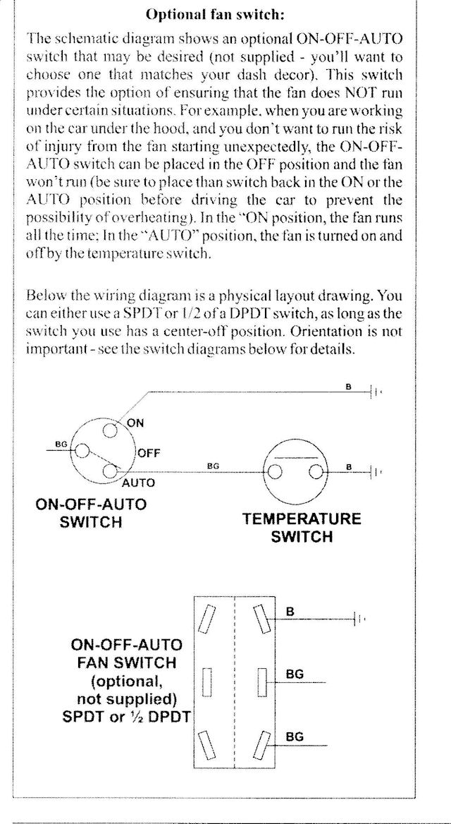 AWW fan wiring question - source for switch - 6-Pack Car Club of the